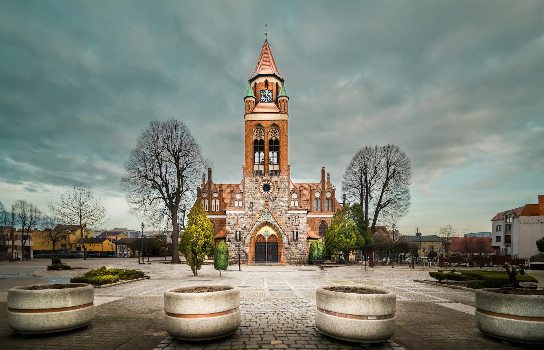 Plakat informujący o wydarzeniach kulturalnych w Ostrowie Wielkopolskim - Ostrów Wielkopolski wydarzenia kulturalne